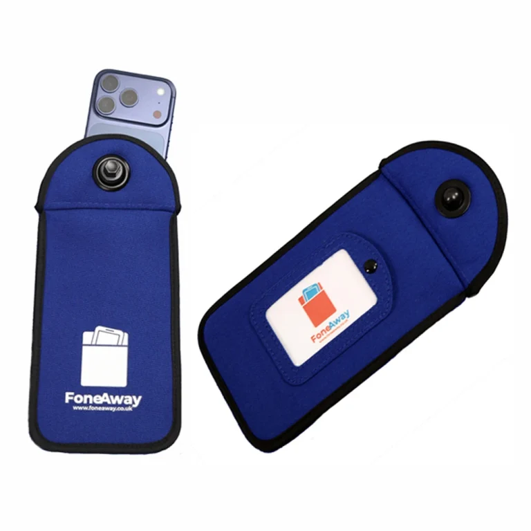 foneaway phone pouch with phone
